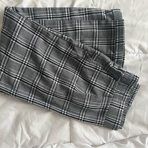 checkered dress pants